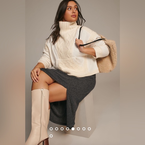 NWT Daily Practice by Anthropologie Cable-Knit Sweater - Picture 13 of 16